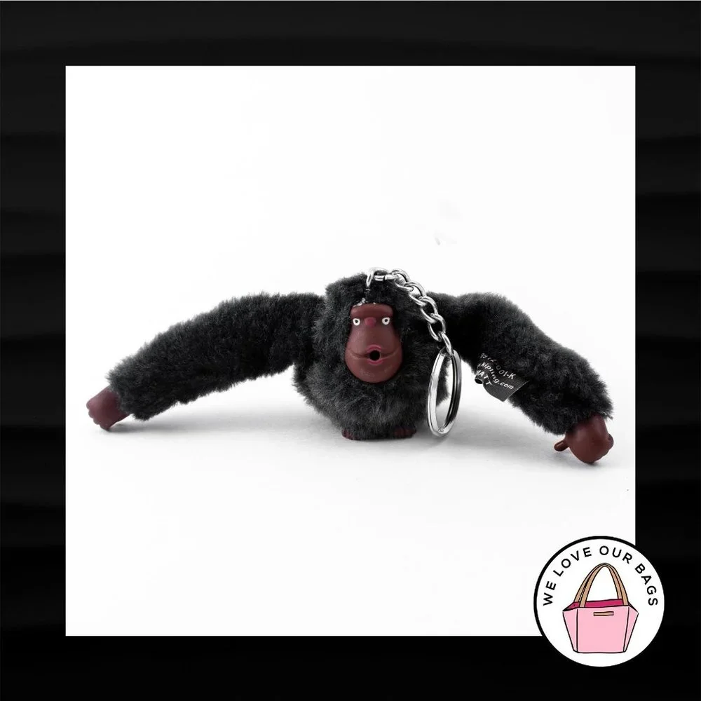 KIPLING 'MATT' GORILLA MONKEY APE KEY FOB BAG CHARM KEYCHAIN HANG TAG